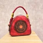 Vintage leather Handbags - Image 4