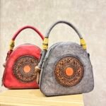 Vintage leather Handbags - Image 2