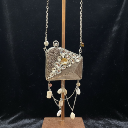 Diamond-Shaped mini Brass Silver