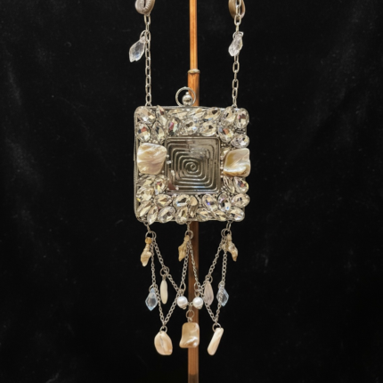 Mini Brass Square Silver