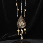 Avocado shape Silver mini Brass