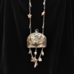 Half-moon Shape silver mini brass