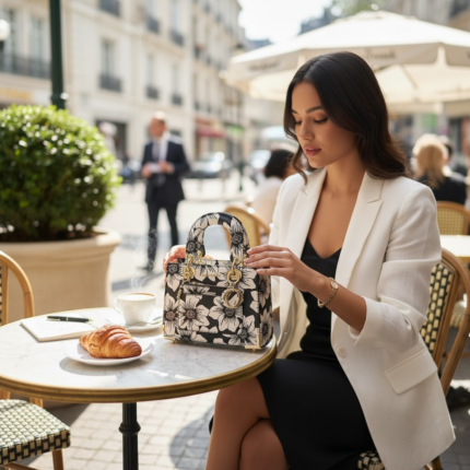 Square Mini Handbags with Charm - Emily Loran