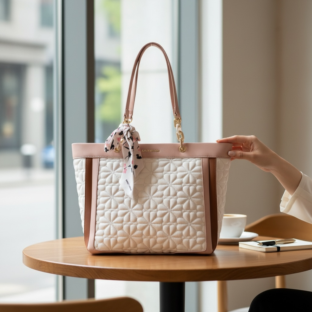 photoroom_20260215_195813-2 Blush Grace Quilted tote - Image 1