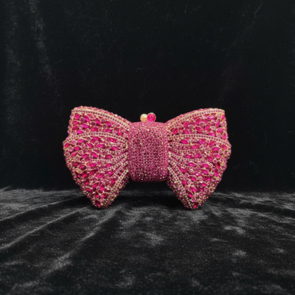 Bow - Maganta Crystal