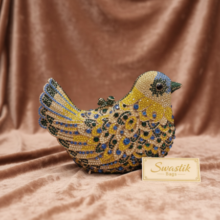 Bird Crystal- multi Yellow