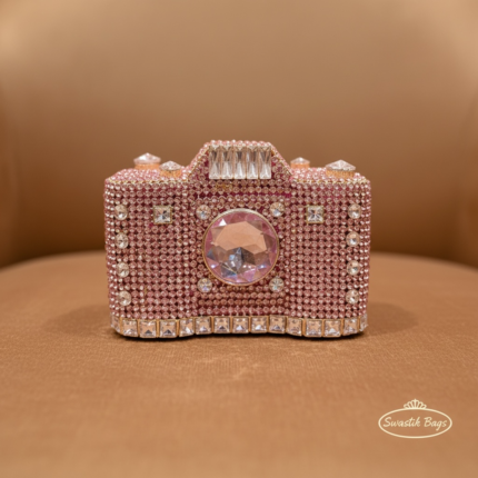 CAMERA CRYSTAL SHAPE- ROSE GOLD