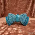 BOW CRYSTAL SHAPE- BLUE