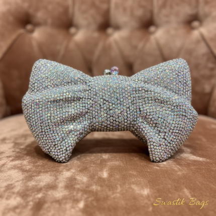 BOW CRYSTAL - SILVER