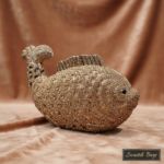 Fish Shape Crystal- Gold