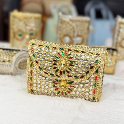 Royal mehar Clutch mini- Gold